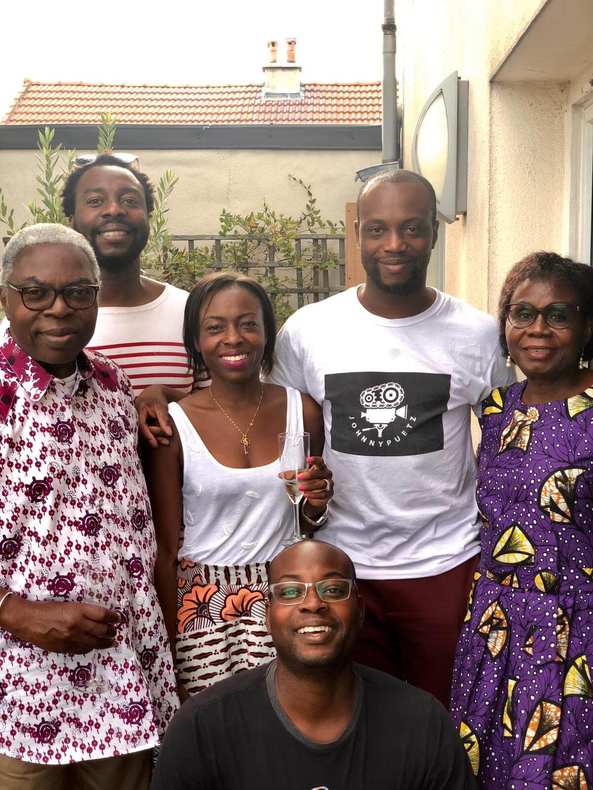 Aïda with her family in Benin