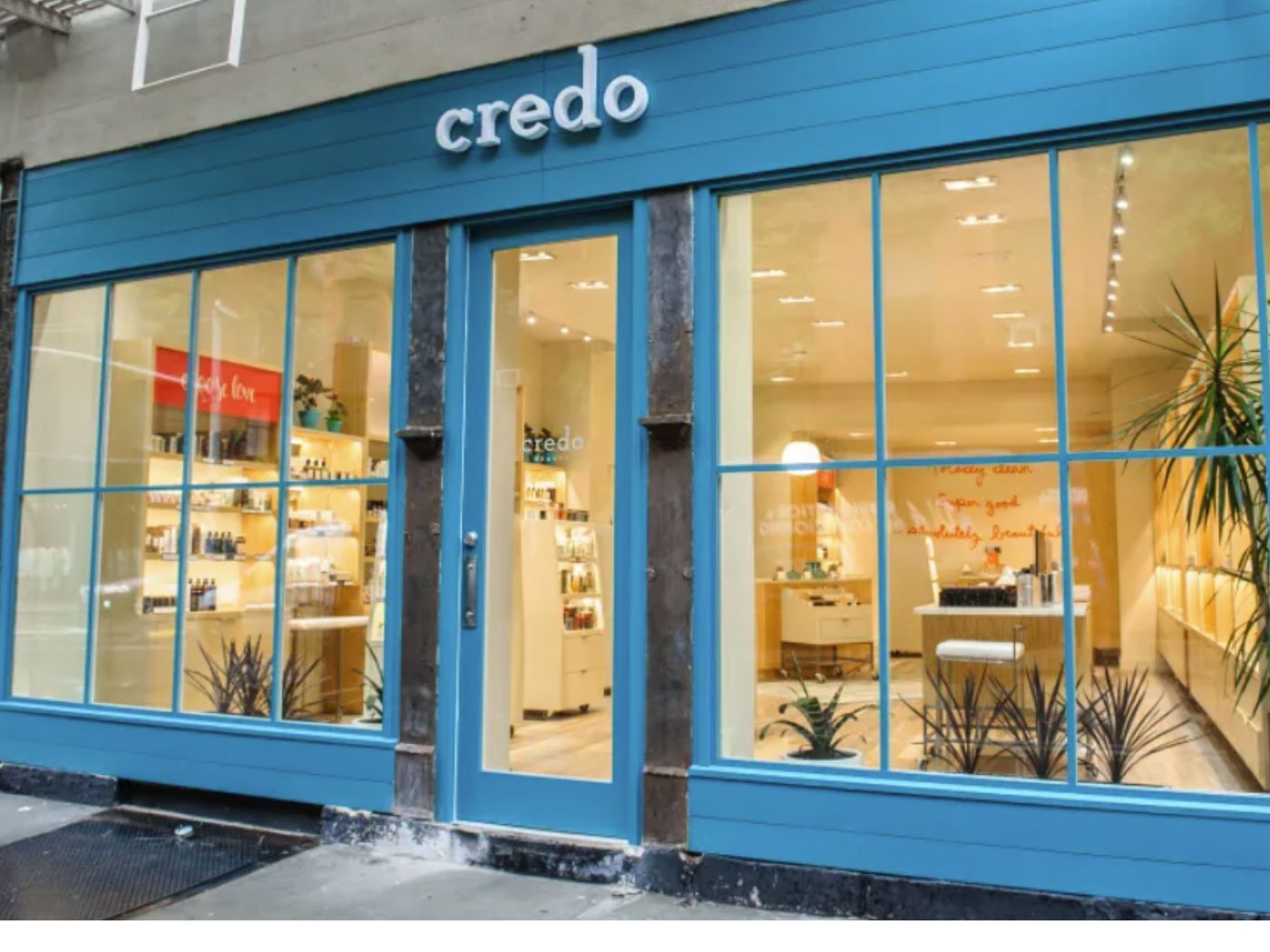 Credo store front