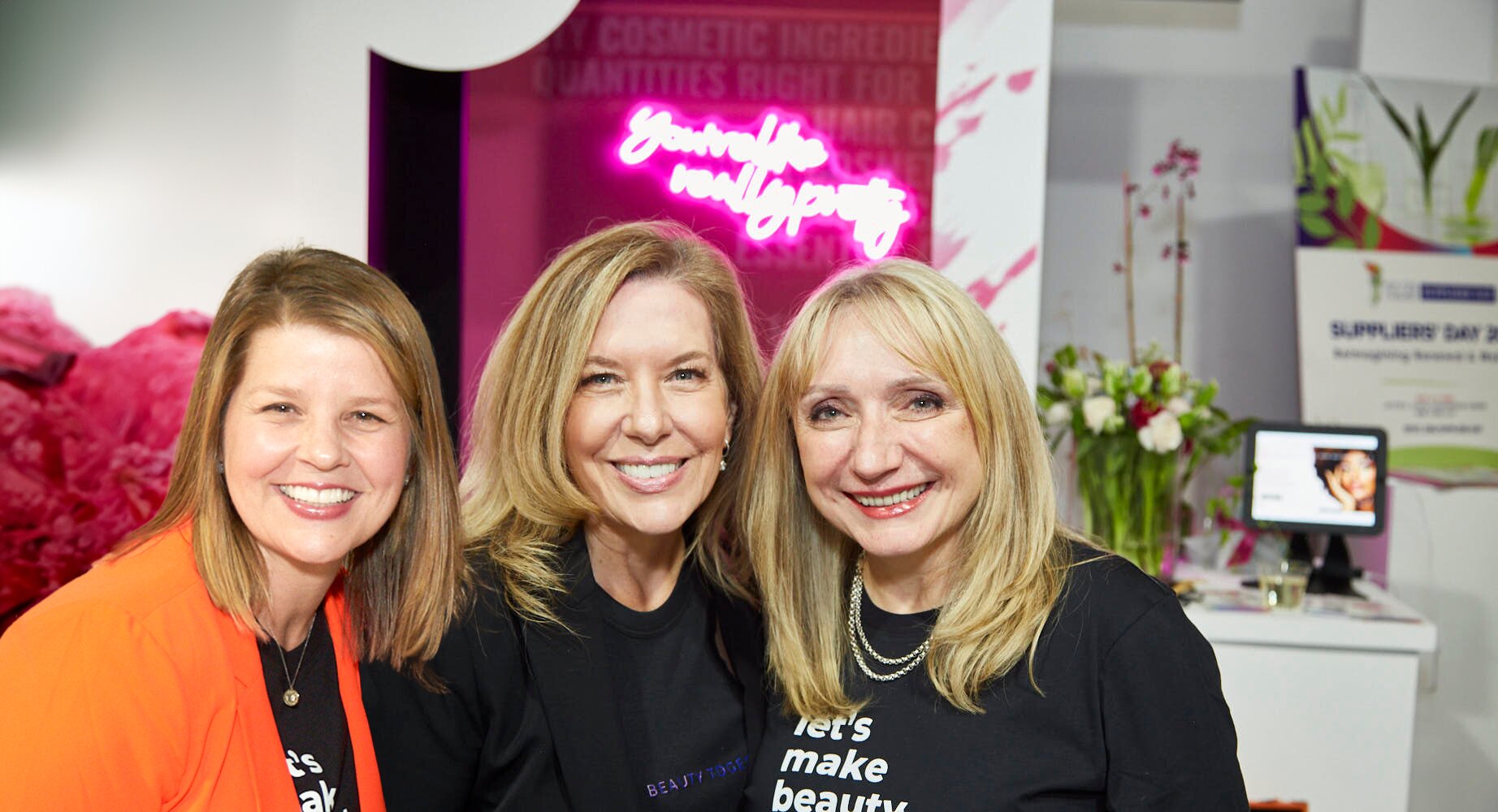 Kathryn Arcuri, Joy Atkinson, and Linda Gruson at a CEW event