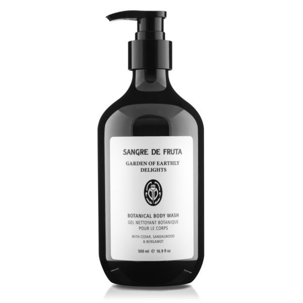 Pump bottle of Sangre De Fruta Garden Of Earthly Delights Botanical Hand Wash